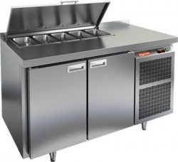 Стол для салатов Hicold sl1-11gn c крышк